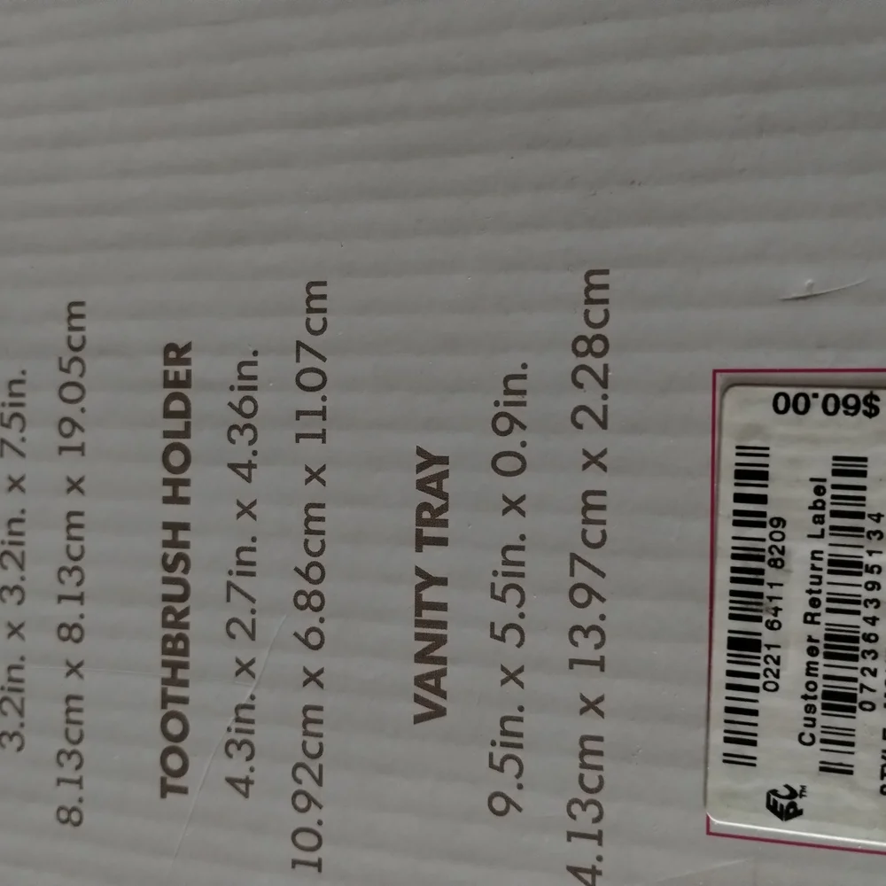 Elegant Black and Gold Bath Set - Picture 9 of 9